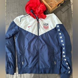 Nike Red,white, and blue USA jacket